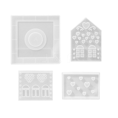 Christmas Heart House DIY Candle Silicone Molds PW-WGADDB1-01-1