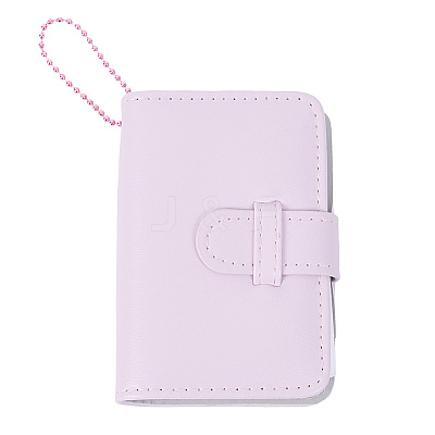 PU Mini Photocard Holder Book AJEW-WH20060-22A-1
