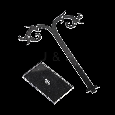 Acrylic Earring Display Tower Set EDIS-K004-01A-1
