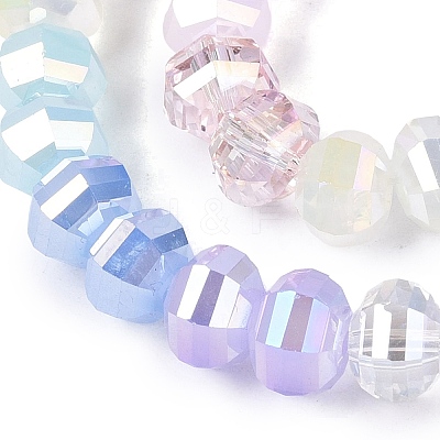 Electroplate Mixed Styles Glass Beads Strands EGLA-N022-14A-A06-1