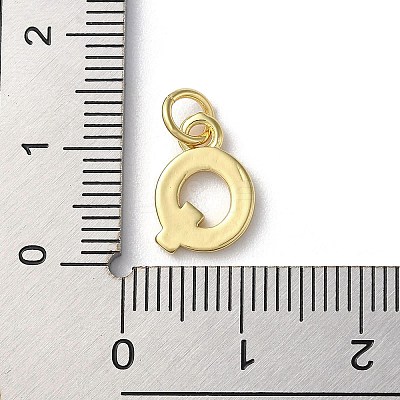 Rack Plating Brass Charms KK-P245-06G-Q-1