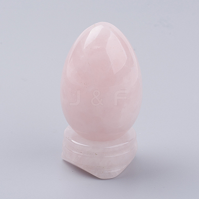 Natural Rose Quartz Display Decorations DJEW-G018-07-1