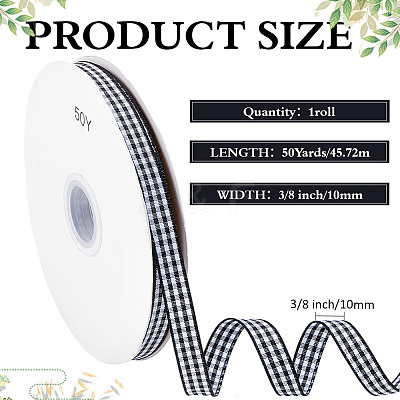 Polyester Ribbons SRIB-WH0011-359A-02-1