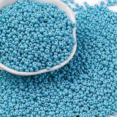 8/0 Baking Paint Glass Seed Beads SEED-M012-02A-46-1