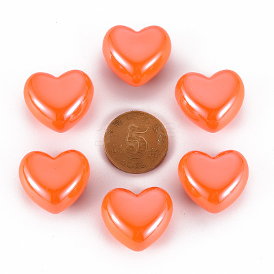 Opaque Acrylic European Beads MACR-S372-03B-84-1