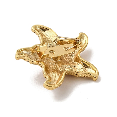 Alloy Rhinestone Brooch JEWB-K027-03G-1