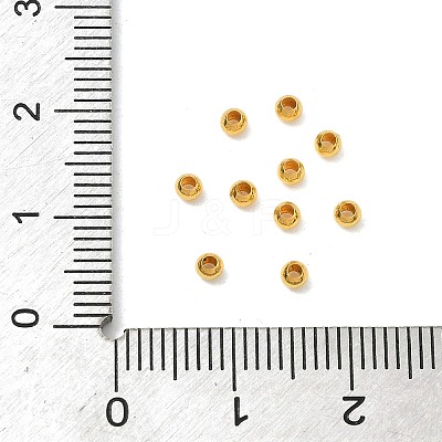 Brass Round Spacer Beads X-J0K2D012-1