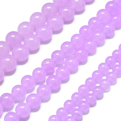 Natural Malaysia Jade Beads Strands G-L645-C01-4mm-08-1