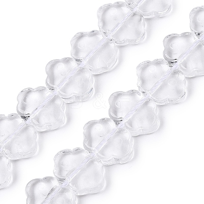 Transparent Glass Beads Strands GLAA-N001-60-1