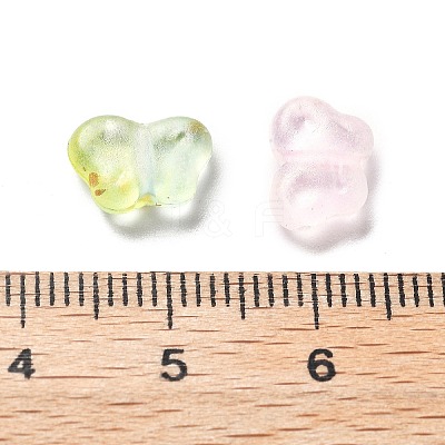 Gradient Color Transparent Acrylic Beads OACR-M023-05G-1