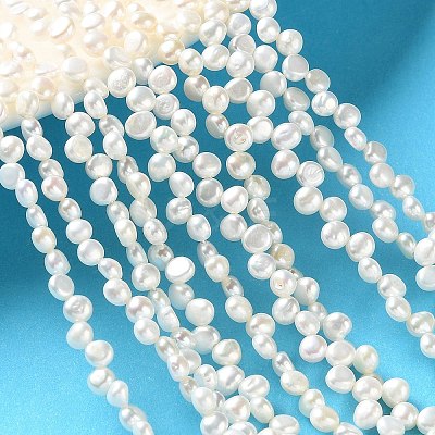 Natural Cultured Freshwater Pearl Beads Strands PA-CBABE82-02D-1