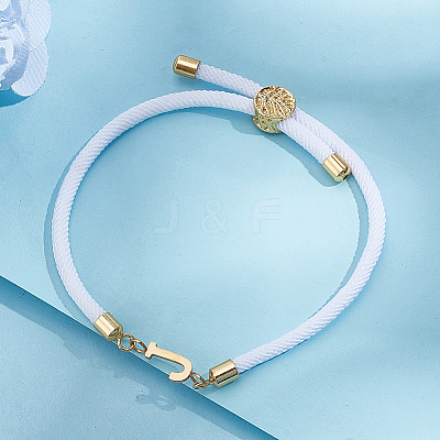 1pc Adjustable Nylon Cord Slider Bracelets for Women BJEW-LP0001-33J-G-1