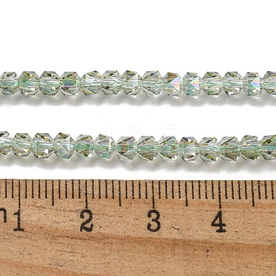 Electroplate Glass Beads Strands GLAA-Q105-02-05-1