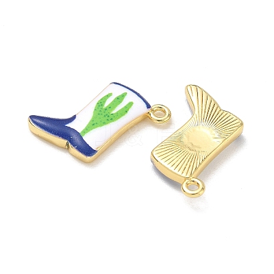 Printed Brass Pendants KK-CBA42CA-10G-02-1