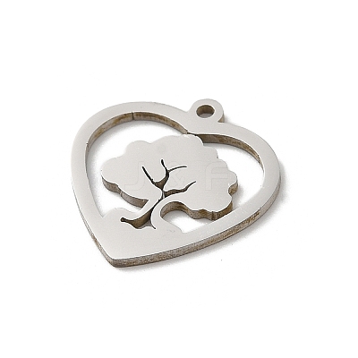 Non-Tarnish 201 Stainless Steel Pendants STAS-E206-06P-05-1