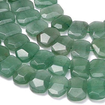 Natural Green Aventurine Beads Strands G-C285-A07-01-1