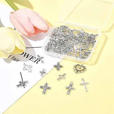 3Sets Tibetan Style Alloy Pendants FIND-FS0003-92-1
