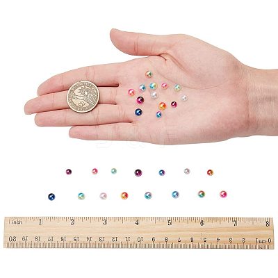 Imitation Pearl Acrylic Cabochons OACR-PH0001-18-1