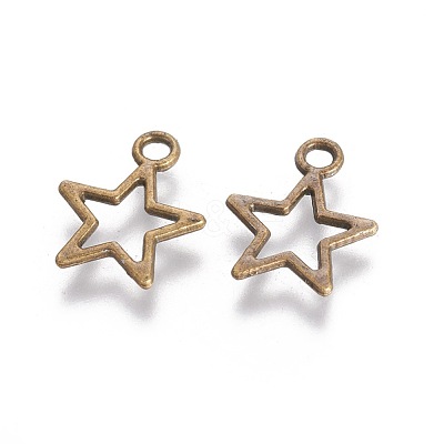 Tibetan Style Alloy Charms MLF10651Y-NF-1