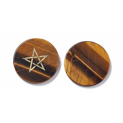 Natural Tiger Eye Cabochons G-P491-08A-1