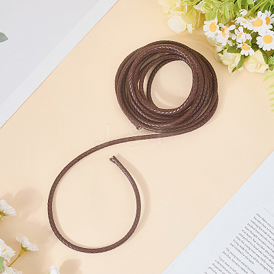 Braided Leather Cord with Core WL-CL0001-01D-1