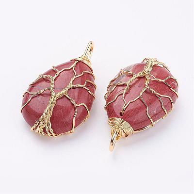 Mixed Stone Pendants G-P269-M-G-1