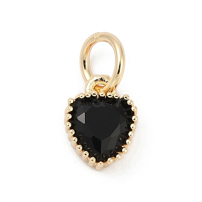Brass Micro Pave Cubic Zirconia Pendants KK-H204-01KCG-04-1