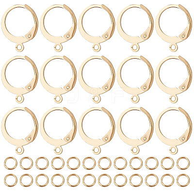 100Pcs 304 Stainless Steel Leverback Earring Findings STAS-BBC0002-68-1