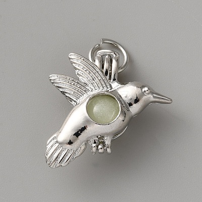 Alloy Bead Cage Pendants FIND-WH0173-218A-1