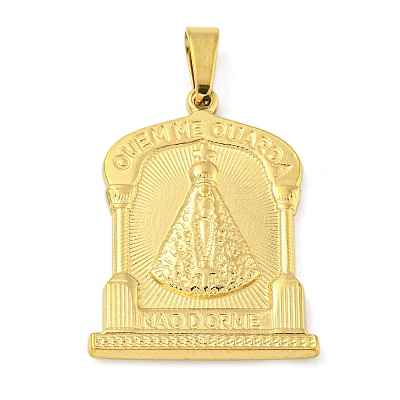 Ion Plating(IP) 304 Stainless Steel Pendants STAS-B071-02H-16G-1