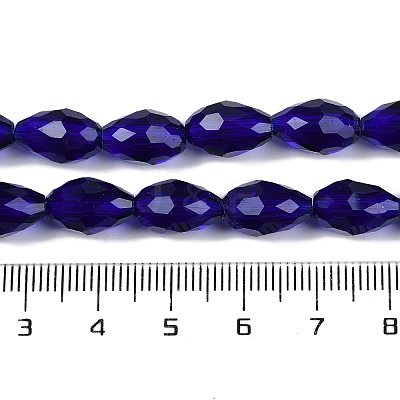 Transparent Glass Beads Strands X-EGLA-N013-T6mm-D07-1