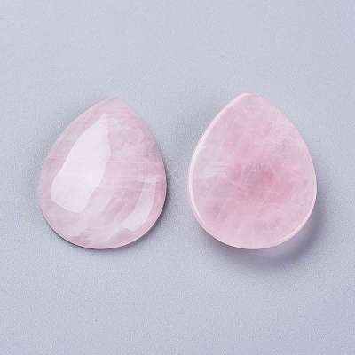Natural Rose Quartz Cabochons X-G-E491-A-03-1