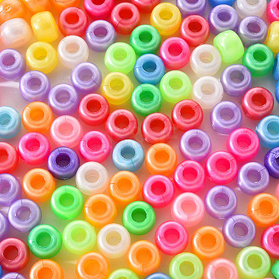 Plastic Pearlized Beads KY-YW0001-09-1