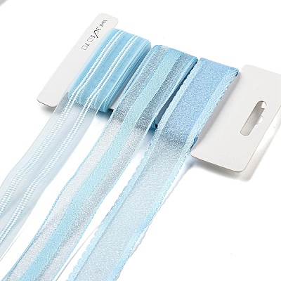 Polyester & Polycotton Ribbons Sets SRIB-G010-01B-02-1