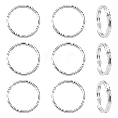 925 Sterling Silver Split Jump Rings STER-TA0001-48A-1