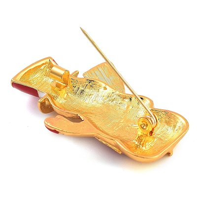 Christmas Theme Alloy Enamel Brooches JEWB-S022-05B-G-1
