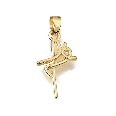Brass Pendants KK-CBAA632-01G-1
