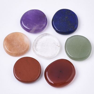 Natural Quartz Crystal & Green Aventurine & Yellow Aventurine & Lapis Lazuli & Amethyst & Red Jasper & Carnelian Beads G-R461-14-1