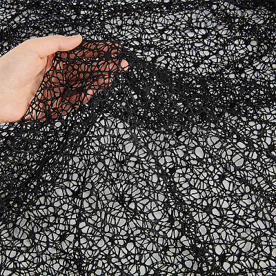 1 Yard Spider Mesh Polyester Fabric DIY-FG0004-13-1