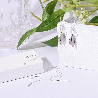 925 Sterling Silver Earring Hooks X-STER-K167-051C-S-1