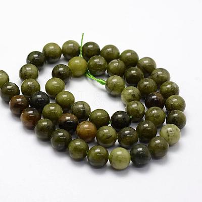 Natural Chinese Jade Beads Strands G-F363-4mm-1