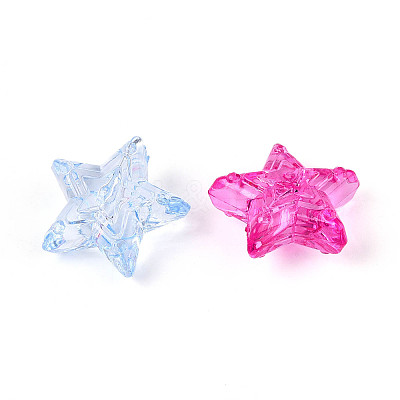 Transparent Acrylic Beads OACR-N143-04-1