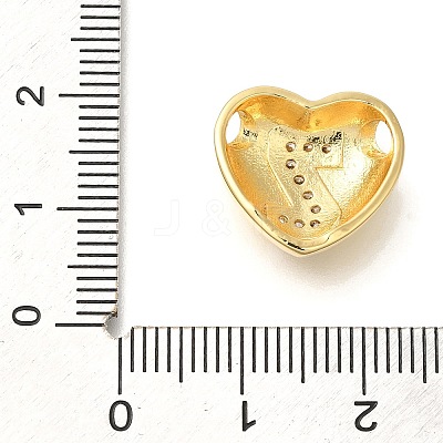 Rack Plating Brass Micro Pave Cubic Zirconia Pendants KK-I722-04G-Z-1