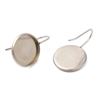 Non-Tarnish 304 Stainless Steel Earring Hooks STAS-R123-16D-P-1