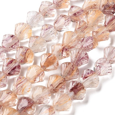 Inner Flower Handmade Lampwork Beads Strands LA-CBA3F7A-02K-1
