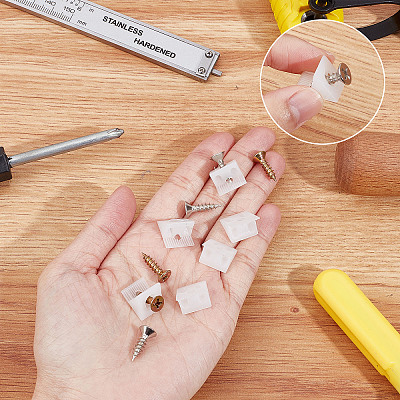 110 Sets 2 Style Plastic Brackets FIND-GF0004-02-1