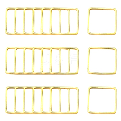 Square Brass Linking Rings EC03010mm-G-1