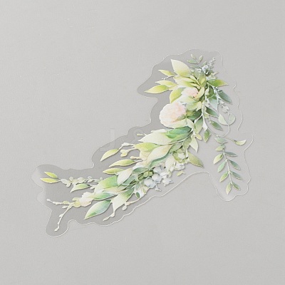 20Pcs Flower PET Decorative Stickers DIY-WH20055-078E-1