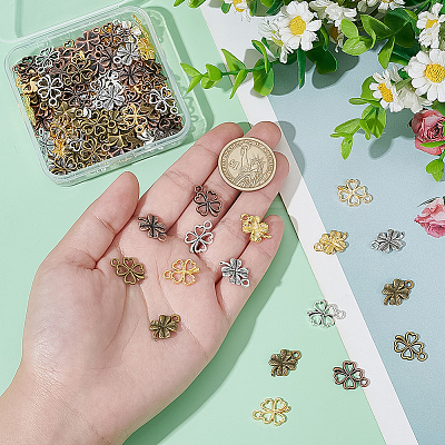 120Pcs 8 Styles Alloy Pendants FIND-PH0023-11-1