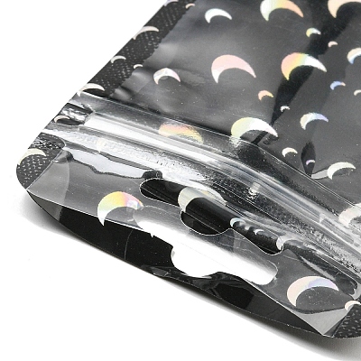 Rectangle Laser Plastic Yin-yang Zip Top Gift Bags X1-OPP-E004-01C-D01-1